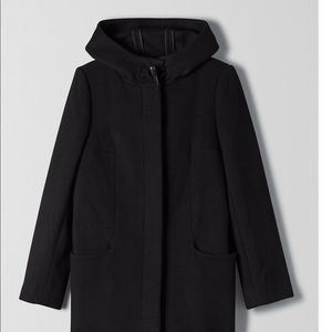 Babaton Wool hooded coat